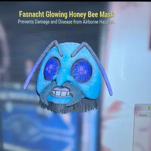 glowing honeybee