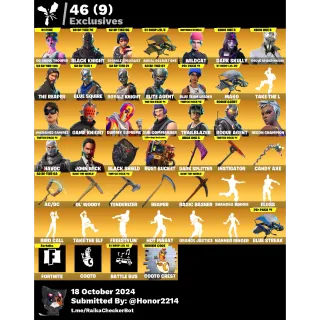 Discord- makingitcold   Pink ghoul trooper account with black knight, wildcat & Aerial assasult one glider. 400SKINS (PC) 