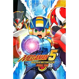 Mega Man Battle Network 5: Double Team NDS Video Game Cartridge Nintendo DS