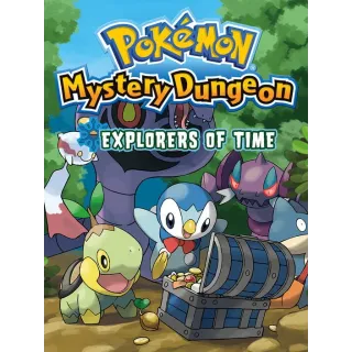 Pokémon Mystery Dungeon: Explorers of Time Nintendo DS Video Game Cartridge