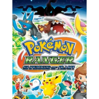 Pokémon Ranger: Shadows of Almia Video Game Cartridge Nintendo DS