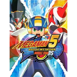 Mega Man Battle Network 5: Double Team Video Game Cartridge Nintendo DS