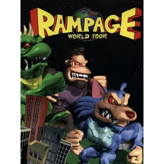 Rampage World Tour N64 Video Game Cartirdge Nintendo 64