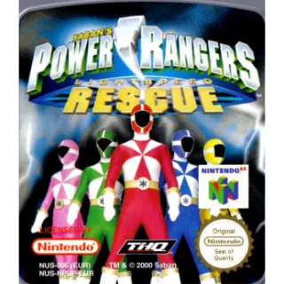 Power Rangers: Lightspeed Rescue Nintendo 64 Video Game Cartridge N64