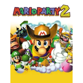 Mario Party 2 Video Game Cartridge Nintendo 64 N64