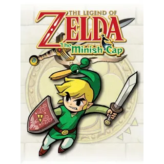 The Legend of Zelda: The Minish Cap Video Game Cartridge Gameboy Advance GBA