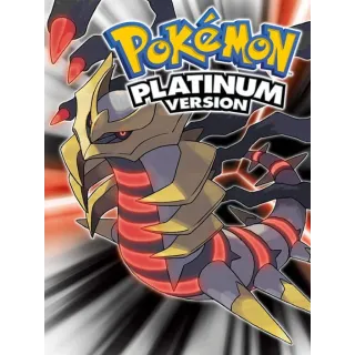 Pokémon Platinum Version Video Game Cartridge Nintendo DS