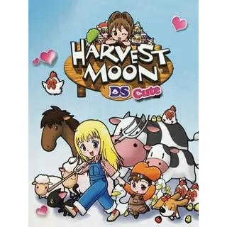 Harvest Moon DS Cute Video Game Cartridge Nintendo DS