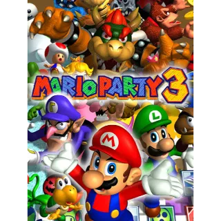 Mario Party 3 Video Game Cartridge Nintendo 64 N64