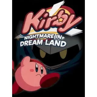 Kirby: Nightmare in Dream Land Video Game Cartridge Gameboy Advance GBA