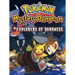 Pokémon Mystery Dungeon: Explorers of Darkness Nintendo DS Video Game Cartridge