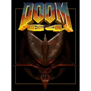 Doom 64 N64 Video Game Cartridge Nintendo 64