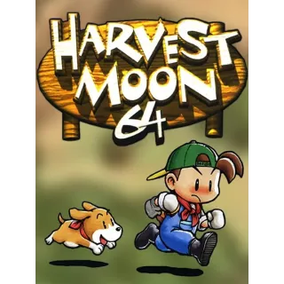 Harvest Moon 64 Video Game Cartridge N64 Nintendo 64