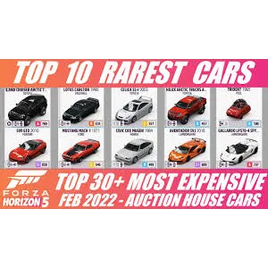 FORZA HORIZON RARE CARS 5 PACK