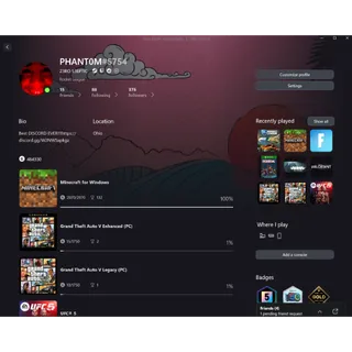 Premium Xbox Accounts | 100k+ Gamerscore | 100% Legit & Secure