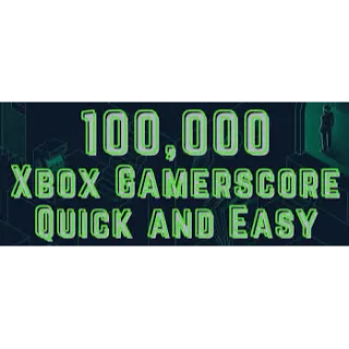 Xbox account with 50k Gamerscore 