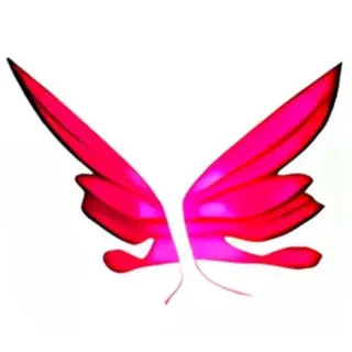 2x PINK BUTTERFLY WINGS (adopt me)