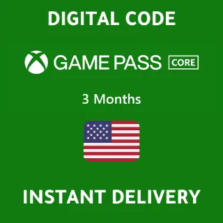 Xbox Game Pass Core - 3 Months