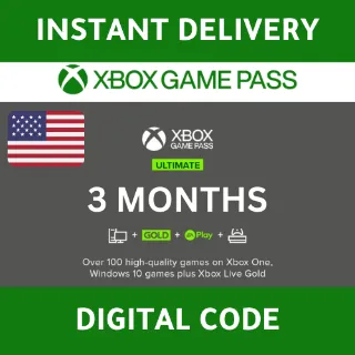 XBOX GAME PASS ULTIMATE 3 MONTHS