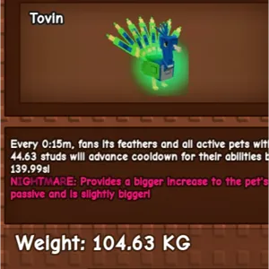 104KG |Nightmare Peacock