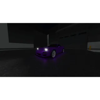 Fix it up RX7 15 Miles og plate