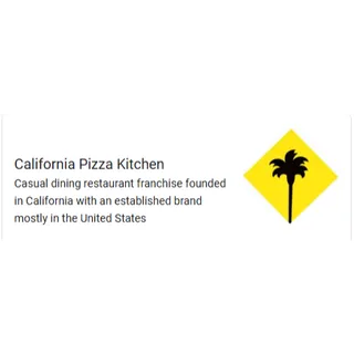 California Pizza Kitchen $50.00 USD Other