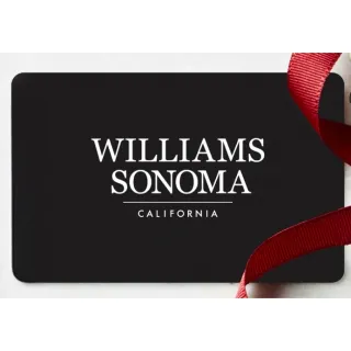 williams sonoma gift card $500.00 USD 