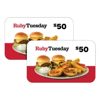 ruby tuesday gift card $50.00 USD Other