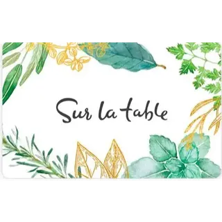 sur la table gift card $100.00 USD Other