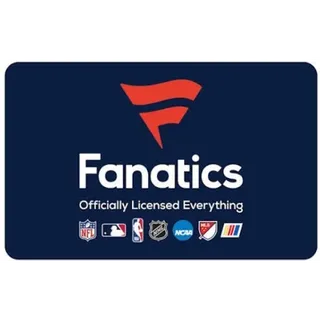 $100.00 USD fanatics gift card