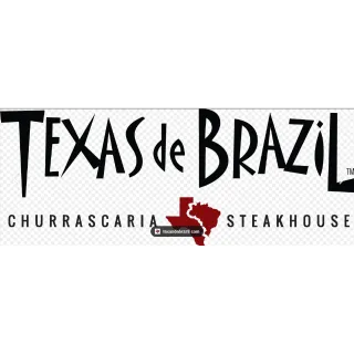 Texas de Brazil gift card $50.00 USD Other (you can keep the card and use it whenever you want).
