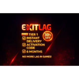 ExitLag Subscription 6 Month Tier 1