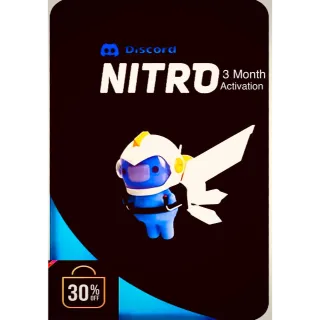 3 Month Discord Nitro 2b