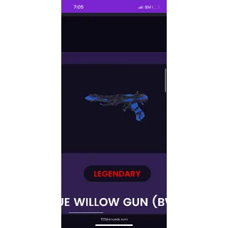 Blue Willow gun