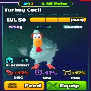 SW Turkey Cecil RB Serial #97