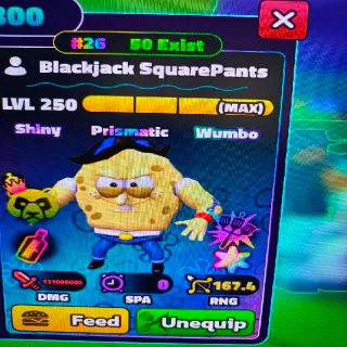 SW Blackjack Squarepants Superstar Max #26