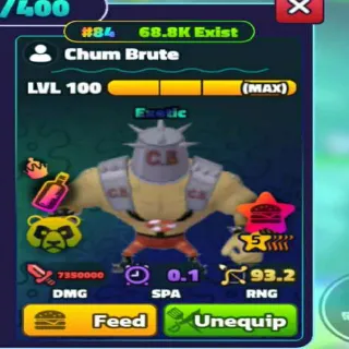 Chum Brute 5s Rb Serial