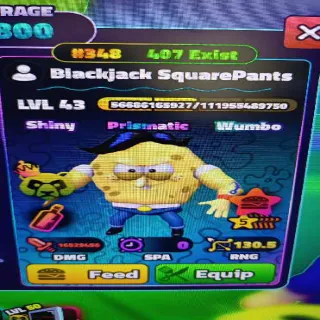 SW Blackjack Squarepants 5s