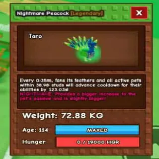 Bundle Huge Peacock Huge Mimic