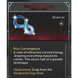 Jujutsu Zero 10x Blue Convergence / Red Convergence / Limitless Awakening Shard 