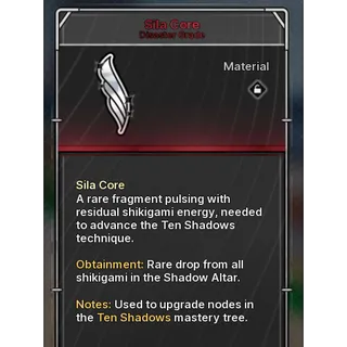 Jujutsu Zero 15x Sila Core / Garden Heart / Mahoraga Tag 