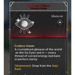 Jujutsu Zero 10x Endless Vision 