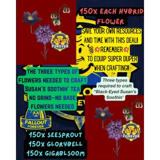 SUSAN'S SOOTHING HYBRID FLOWERS 150X