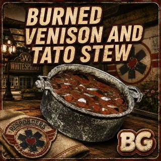 Burned Venison Tato Stew