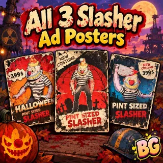 All 3 Slasher Ad Posters