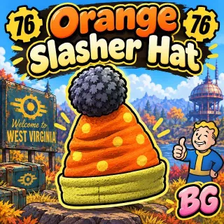 Orange Slasher Hat