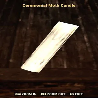 Ceremonial Moth Candle