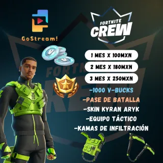 fortnite crew (Xbox method) for all platforms 1 month