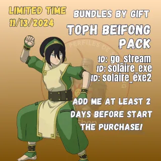 (LIMITED TIME) skin toph beifong by gift