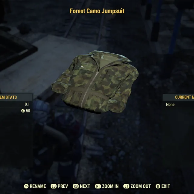 forest camo jumpsuit - Fallout 76 Game Items - Gameflip